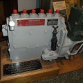 Bosch type APE fuel injection pump with a Woodward fuel control.